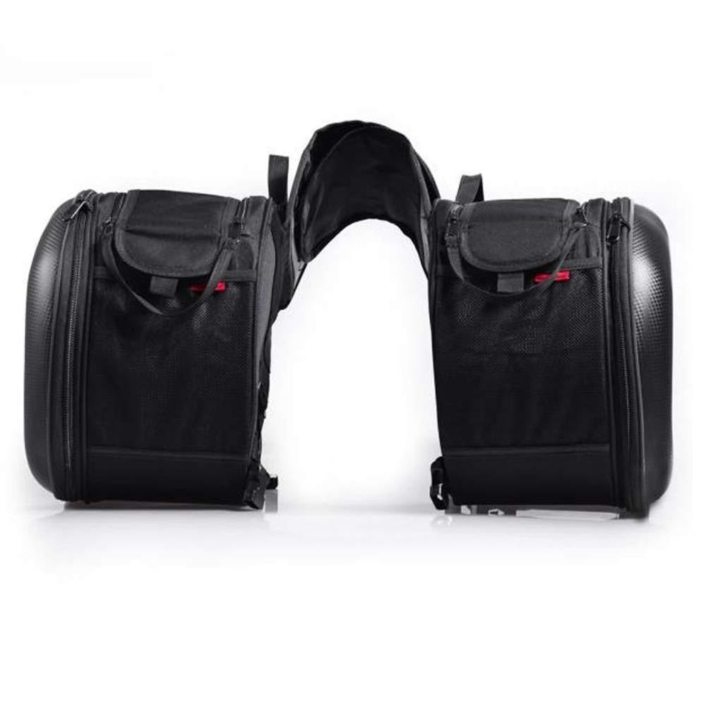 Newest Motorcycle Waterproof Racing Race Moto Helmet Travel Bags Suitcase Saddlebags + One Pair of Raincoat+Plastics