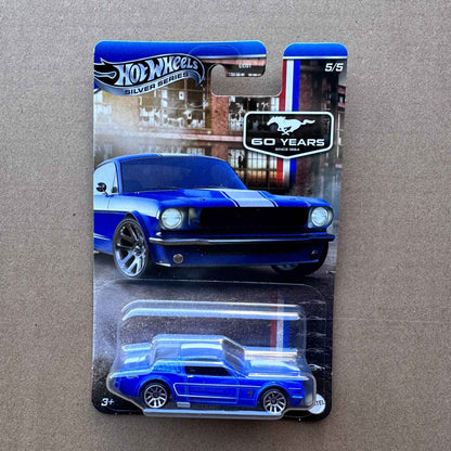 Hot Wheels Carros GRT01-9c6m Mustang 60º Aniversário Conjuntos Ford Mustang GRT Modelos de Veículos Diecast 1:64 Carrinhos de Brinquedo Presente Colecionável