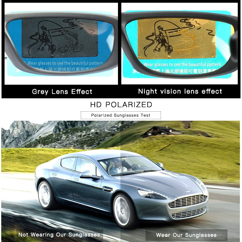 2024 Fashion Polarization Cycling Sunglasses Retro Sport Fishing Glasses Men Women Lightweight Driving Cycling Running UV400