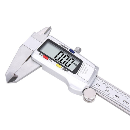 Paquímetro Vernier 150mm Ferramenta de Medição Paquímetro Digital de Aço Inoxidável Régua Digital de 6 polegadas Instrumento de Medição