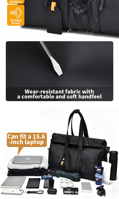 Large Duffle Bag for Travel Waterproof Gym Duffel Bag Men Durable Carry on Weekender Overnight Sports Luggage Weekend  Workout