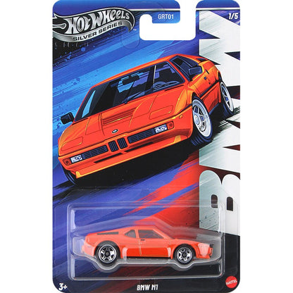 Hot Wheels GRT01 BMW M1 M2 M3 M4 M5 Alloy Car Models Set - 1:64 Scale Diecast Collection, Limited Edition Gift for Adults Kids