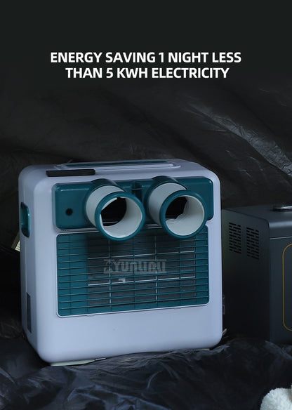 2025 Versão 3800BTU Ar Condicionado Pequeno para Acampamento Climatização Máquina de Resfriamento Móvel