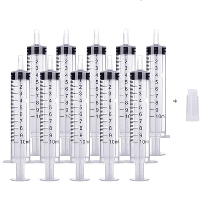 1/5/10/20 seringas de plástico para hidroponia, medição de perfume, enxágue, amostrador descartável, injetor, seringa de medição e injeção