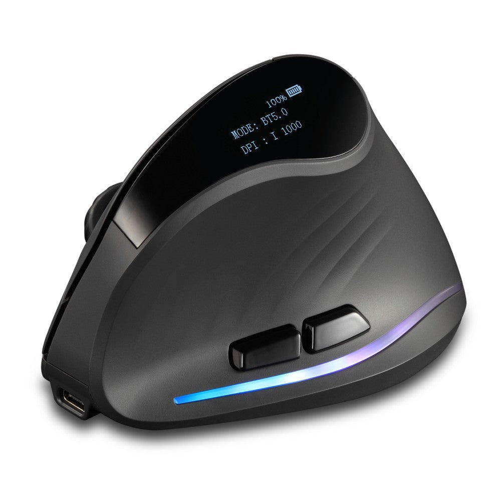 Lefon 2.4G Ergonomic Mouse Wireless Vertical Mouse Rechargeable Gaming Mice for PC Laptop MacOS Office F35C/F35B/F35 MODEL