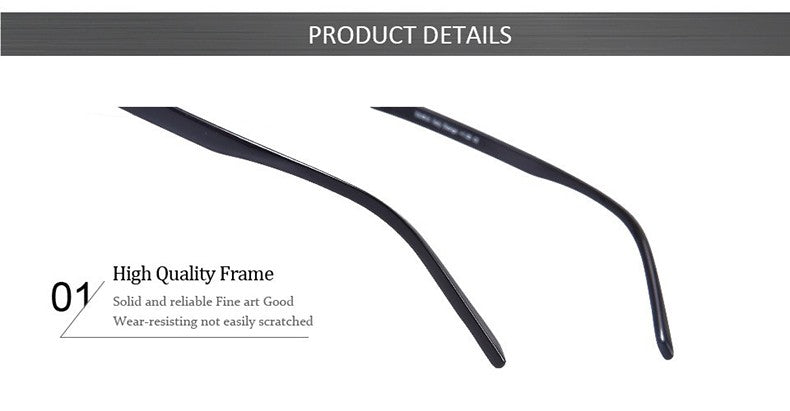 Guanhao Transparent Optical Reading Glasses Man Clear Women Presbyopia Hyperopia Reading Glasses Frame Alloy Ultralight HD View