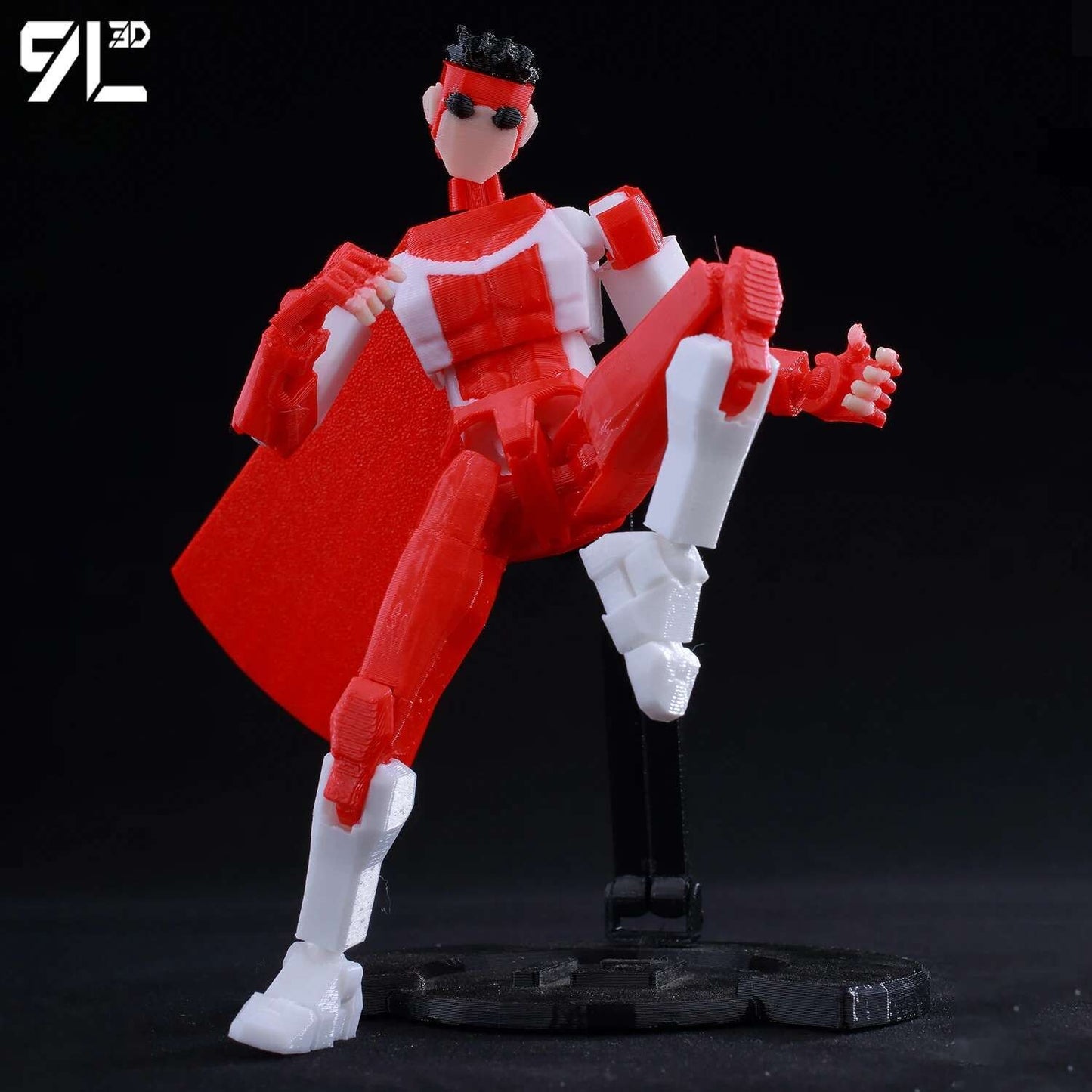 Boneco de Ação Multiarticulado 3D Impresso Dummy13 Homem-Aranha 9L3D Colecionável Marvel com Braços Articulados Boneco para Animação Stop Motion