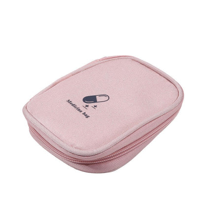 Portable First Aid Medical Kit Travel Outdoor Camping Emergency Medicine Storage Bag Travel Mini  Pouch Organizer Pill Case