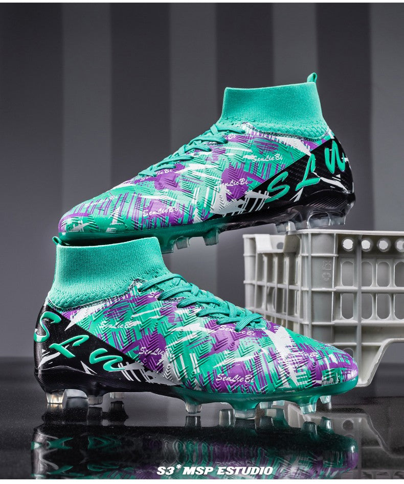 Men's Soccer Shoes Cleats Non-Slip FG Football Boots Men High-quality Match Training Sneakers Futsal Indoor Soccer Boots Boys