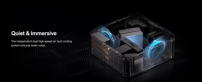 Projetor ULTIMEA Apollo P40 Full HD 1080P Nativo, Suporte a 4K, Projetor de Cinema Doméstico Inteligente com WiFi, Bluetooth e Foco Automático