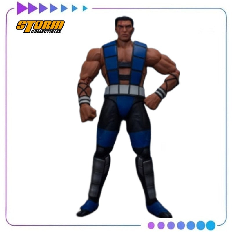 ?Original?Storm Collectibles 1/12 Scale Mortal Kombat Sub-Zero Unmasked Version Action Figure Model Classic Toys