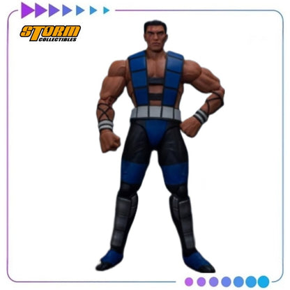?Original?Storm Collectibles 1/12 Scale Mortal Kombat Sub-Zero Unmasked Version Action Figure Model Classic Toys