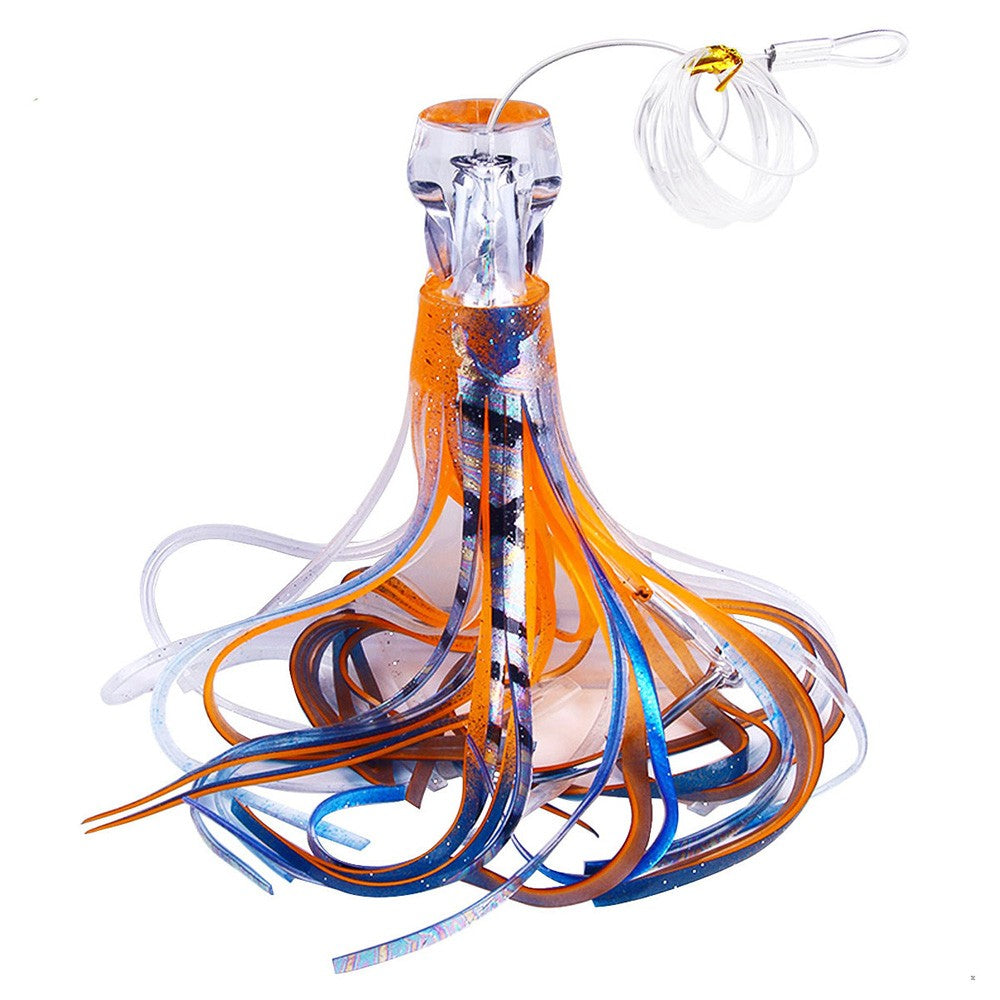 1 Isca de Corrico 65G/100G Pesca em Barco em Águas Profundas Isca de Atum Polvo Iscas de Água Salgada para Mahi Marlin Wahoo Acessórios de Pesca de Grande Porte