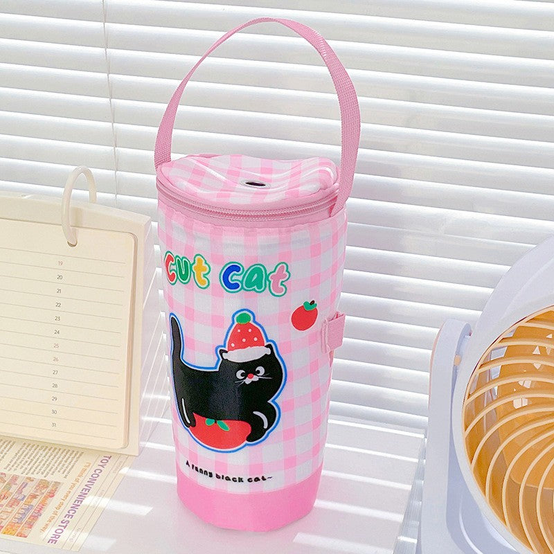 Baby Milk Bottle Insulation Bags Cartoon Portable Waterproof Feeding Bottle Thermal Bag Milk Warmer Cooler Stroller Hang Bags