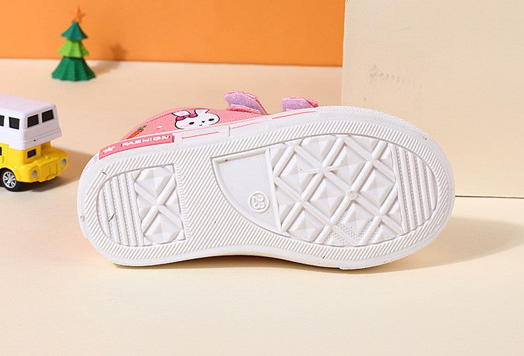 New Fashio Kid Shoe Boy Sneaker Shoe Spring Autumn Children Cartoon Canvas Sports Shoes Boys Girls Baby Board Shoes with Leisure