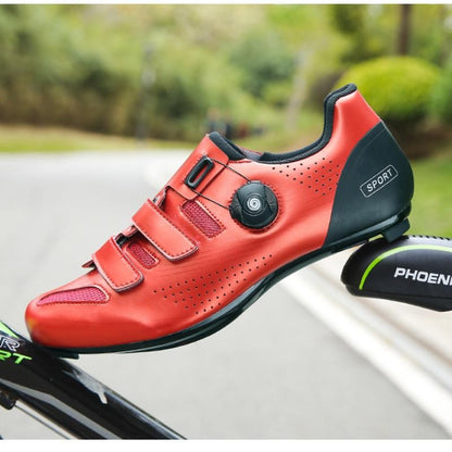 Women Road Cycling Shoes Wear-resistant Bicycle Shoes with Locking Plate Men's Non-slip Outdoor Cycling Sneakers