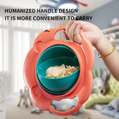 Baby Baby CHILDREN'S Bowl 360 Degree Rotation Gyro Bowl Lion Bowl Balance Bowl Do Not Pour Anti-scald and Anti-fall Eating Bowl