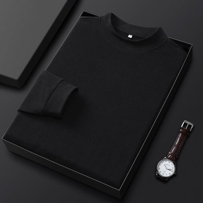 Winter Fleece Thicken Tops Large Size pajamas 6XL 7XL 8XL 9XL Men's Thermal Underwear Tops  Long Sleeve Black