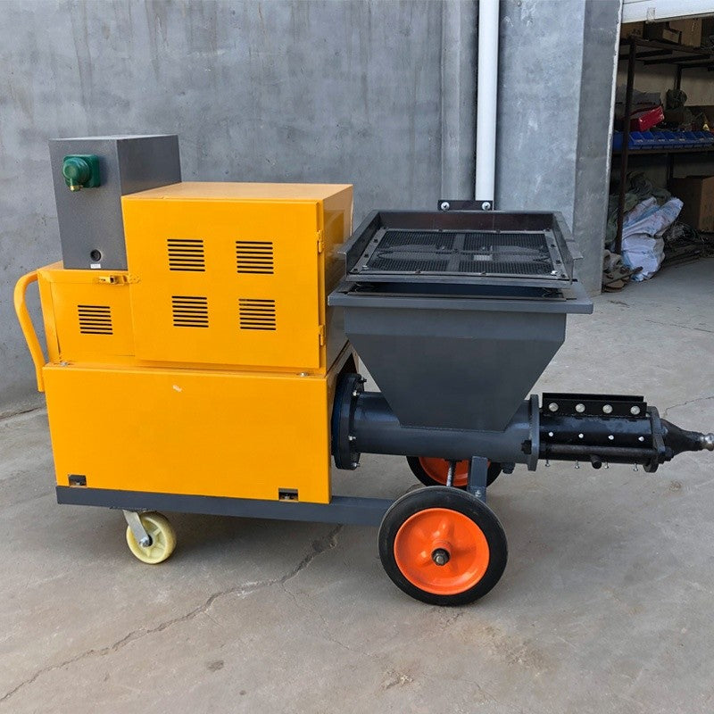 High Capacity Mortar Spraying Machine Electric for Large Area Wall Plaster Cement Efficient Rendering Pump