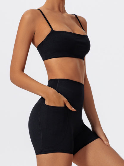 Ctenkevet Sling Yoga Bra Women Gym Workout Push Up Brassiere Female Outdoors Sports Underwear Women Fitness Shockproof Crop Top