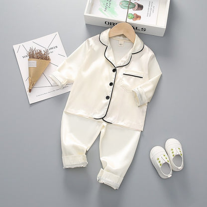 Conjunto de Roupas de Bebê Primavera Outono Meninos Pijama Infantil Camisa Manga Longa Calça 2 Peças/Conjuntos Roupa de Dormir para Crianças Fantasia Infantil