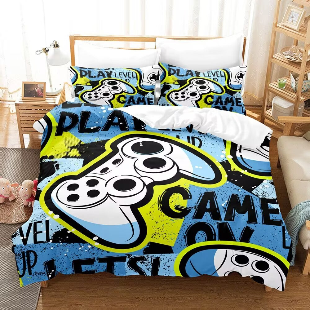 Anime Solo Leveling 3D Printed Bedding Set Comforter Duvet Cover King Queen Twin Size Birthday Gift Adult Boy Bedroom Decoration