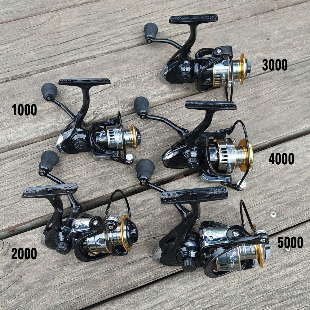 Molinete Profissional Ultraleve 1000~7000 Relação de Recolhimento 5.2:1 Carretel de Metal CNC Molinete de Pesca para Água Doce e Salgada