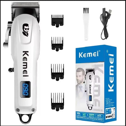 Kemei Mini Powerful Cordless Hair Clipper Electric Professional Barber Hair Trimmer Beard Haircutting Machine rechargeable