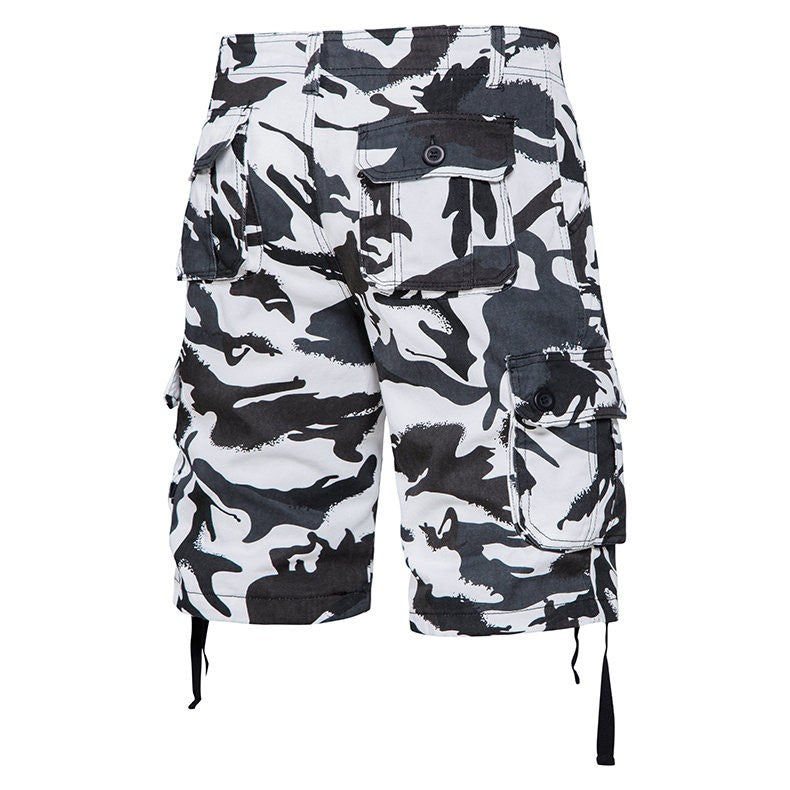 Loose camouflage beach five pants men's summer cotton thin section in the pants summer work casual shorts