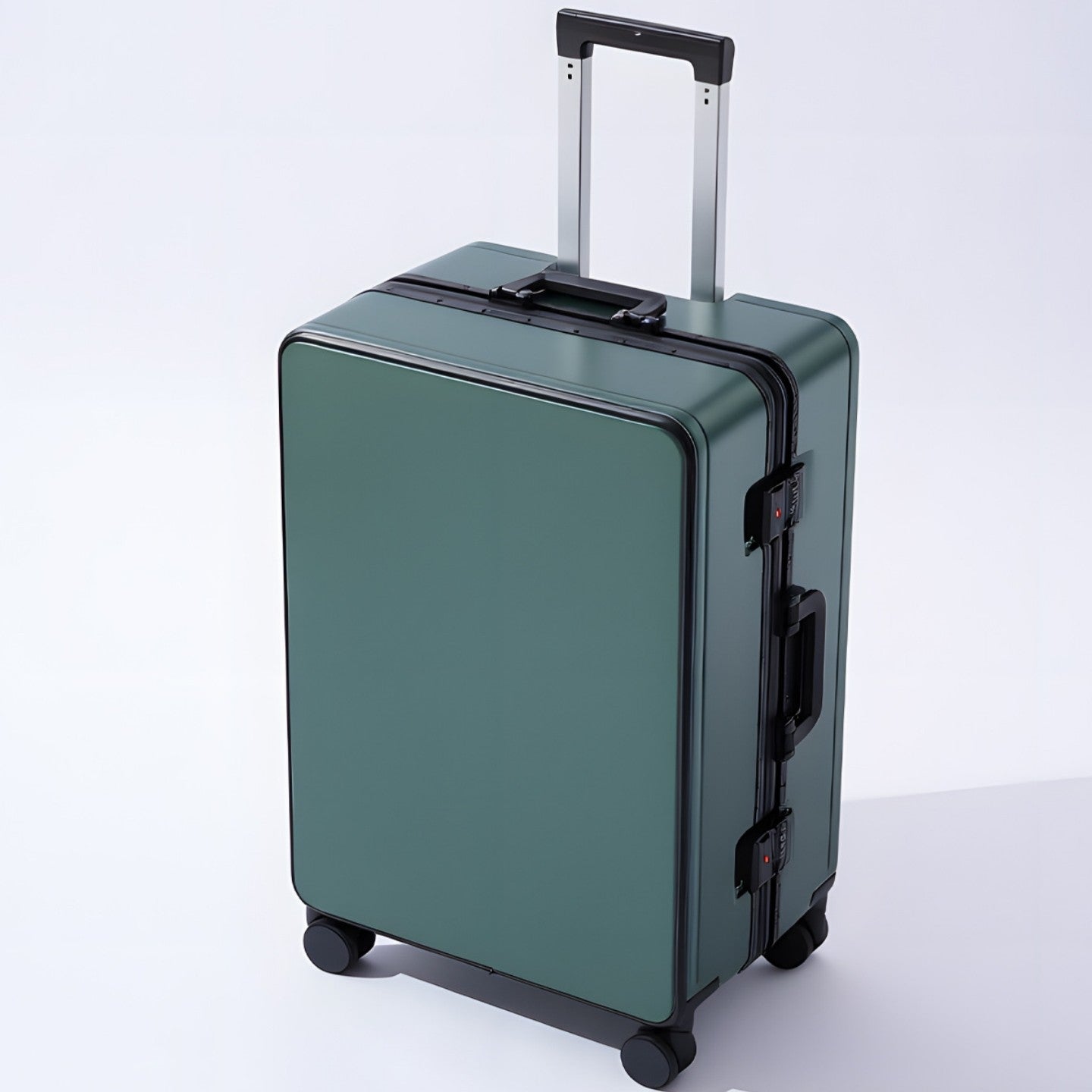 Nova Mala de Alta Qualidade 20" de Bordo para Viagem Trolley Bag Estrutura de Alumínio Atualizada com Trava Bagagem de Rodinhas Material ABS+PC