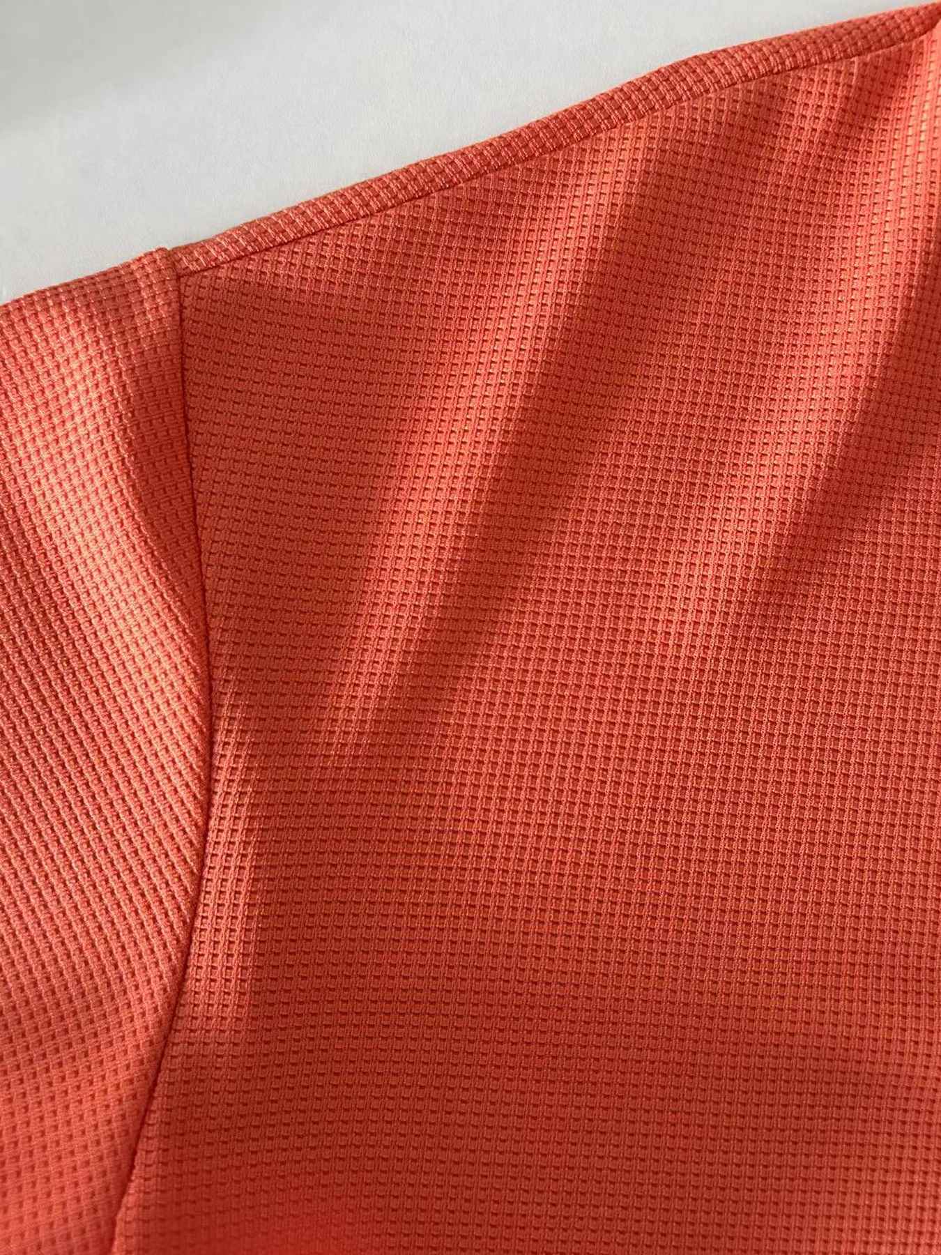 High-end Quality Waffle Fabric Round Neck T Shirts Long Sleeved 2023 Spring Autumn Casual All-match T-shirt Fashion Men Clothing