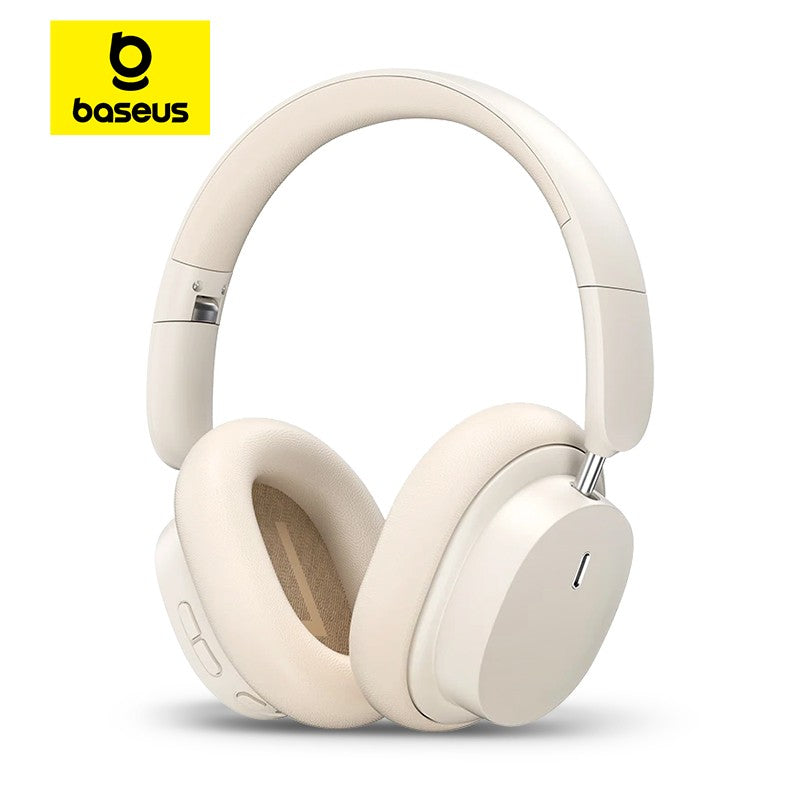 Fone de Ouvido Sem Fio Baseus Bowie D05 Bluetooth 5.3 Fone de Ouvido Nível HIFI Driver de 40mm Dobrável Over Ear 70 Horas de Duração