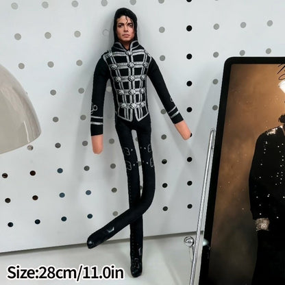 Abstract Michael Jackson Figure Creative Rat Jerky Doll Stuffed Ornament Bendable Rat Jerky Figurine Props Laoshu Gan Doll