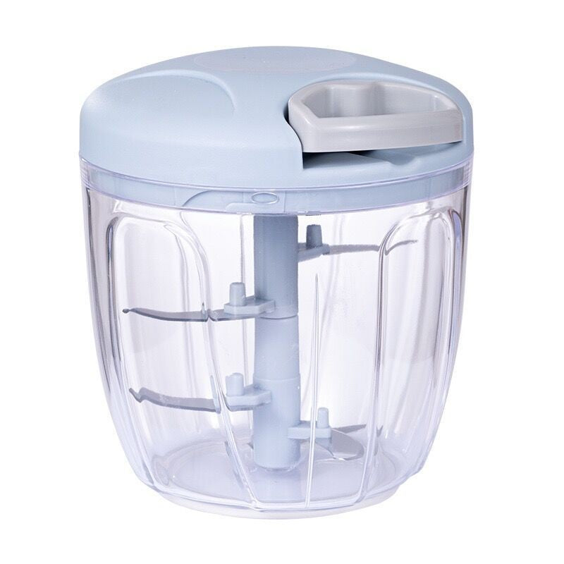 Picador Manual de Carne 500/900ML Triturador de Alho Picador de Vegetais Moedor de Pimenta Cebola Ferramentas de Cozinha