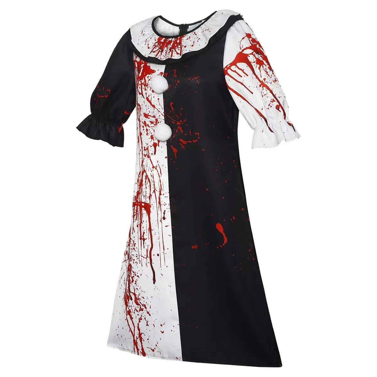 HOT Terrifierr Cosplay Costume 1 Set Female Or Male Horror Carnival Party Skin-Tight Killer Clowns Jumpsuit for HalloweenCostume