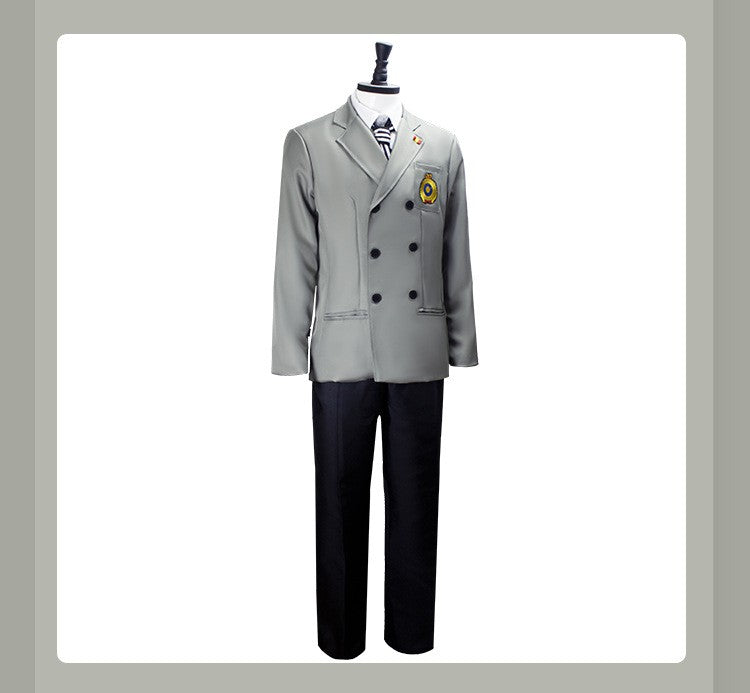 Persona 5 Goro Akechi Crow Cosplay Costume Anime Game Roleplay Halloween Uniform Men Women Convention Full Set