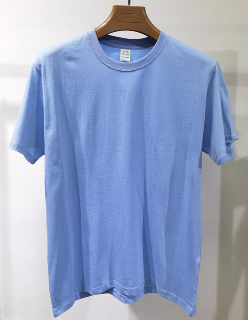 Plain 100% Cotton T Shirt Men High Quality Wholesale Short Sleeve T-shirts Unisex Crew Neck Tshirt For Men Playeras De Hombre