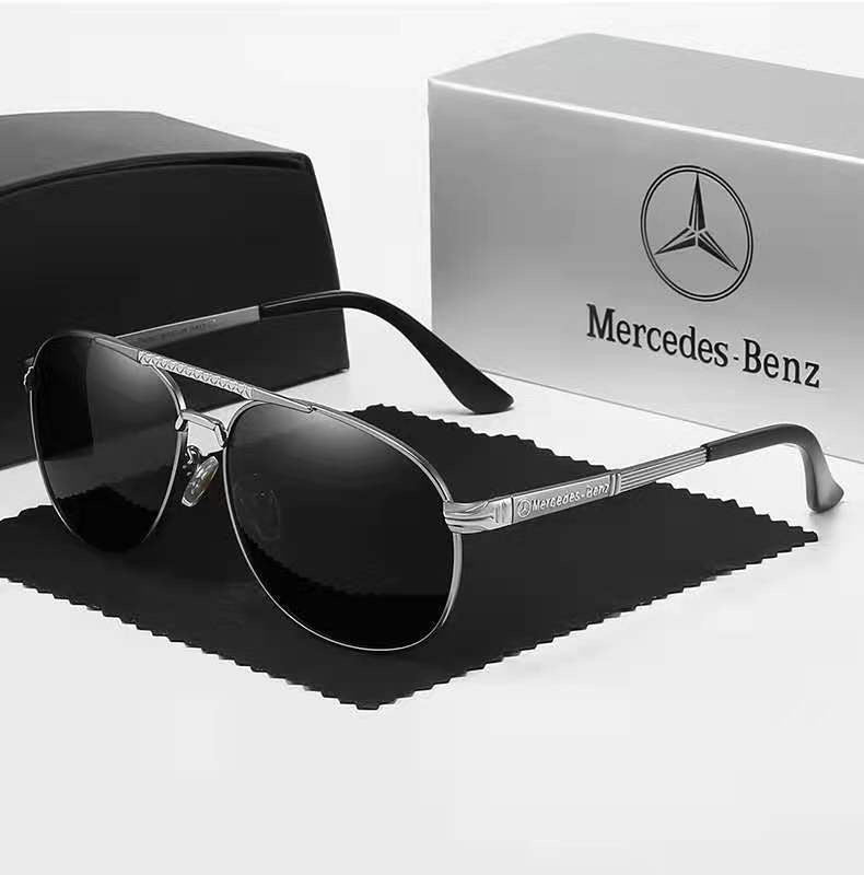 For Mercedes Benz A B C E S V Class GLB GLC GLE AMG Pilot SLK SLC ML Car High Men Anti Glare Driver Goggles Polarized Sunglasses