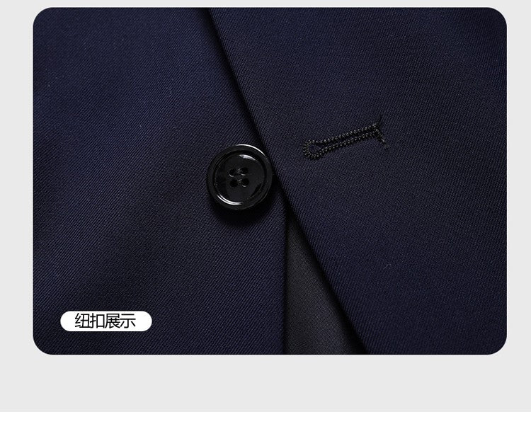 Blazer New Men's Fashion Business Solid Color British Style Professional Work Groom Wedding Dress Best Man Blazer Jacket