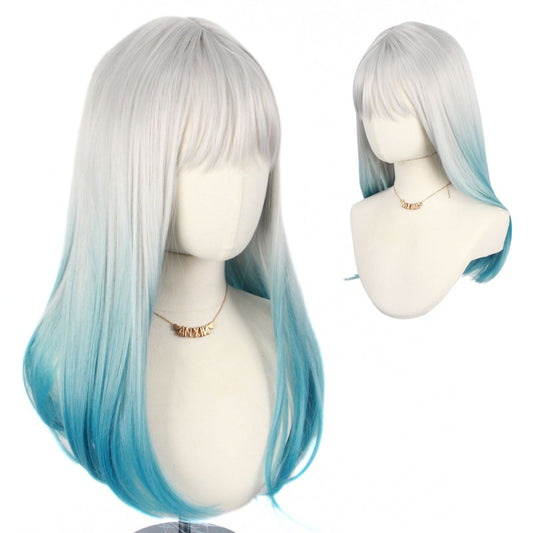 Anxin Hot Selling Long Anime Cosplay Heat Resistant Halloween Party Wig