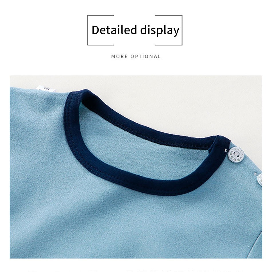 Cotton Children Pajamas Sets Unisex Soft Comfort Warm Cute Cartoon Printed Suitable Boys Girls Perfect for Autumn Winter Warmth