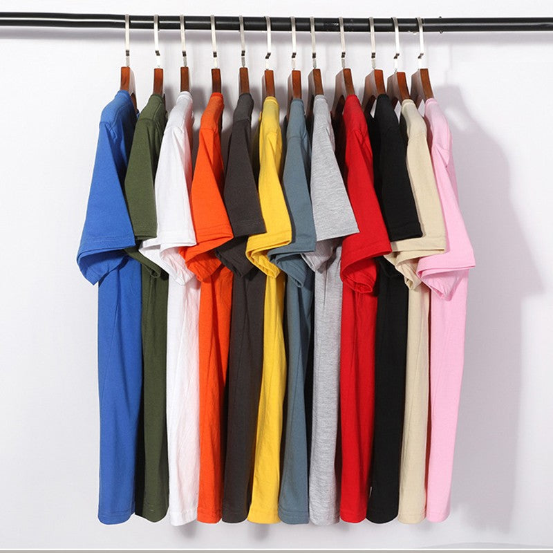 Men's T-shirt Top Quality 100% Cotton Short Sleeve Cool Cat Print O-neck Casual Loose Hip Hop for Men Summer Male Tee Top