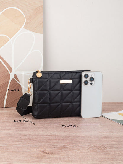 Small square handbag, mini phone bag, new style bag, compact embroidery, fashionable ladies' coin purse triangle