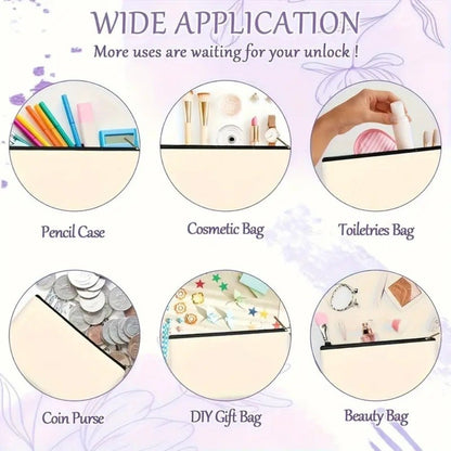 New Trendy Zipper Pouch Nature Moon Phase Simple Modern Cosmetic Bag Durable Boho Tarot Pouch Halloween