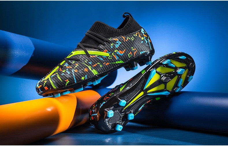 TF/AG Men Football Boots Society Cleats Soccer Shoes Boys Professional Football Field Boots Indoor Fast Non Slip Sneakers Match