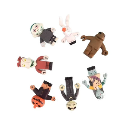7 Christmas Nightmare Before Christmas Jack Skellington Doll Action Figures Car Ornaments