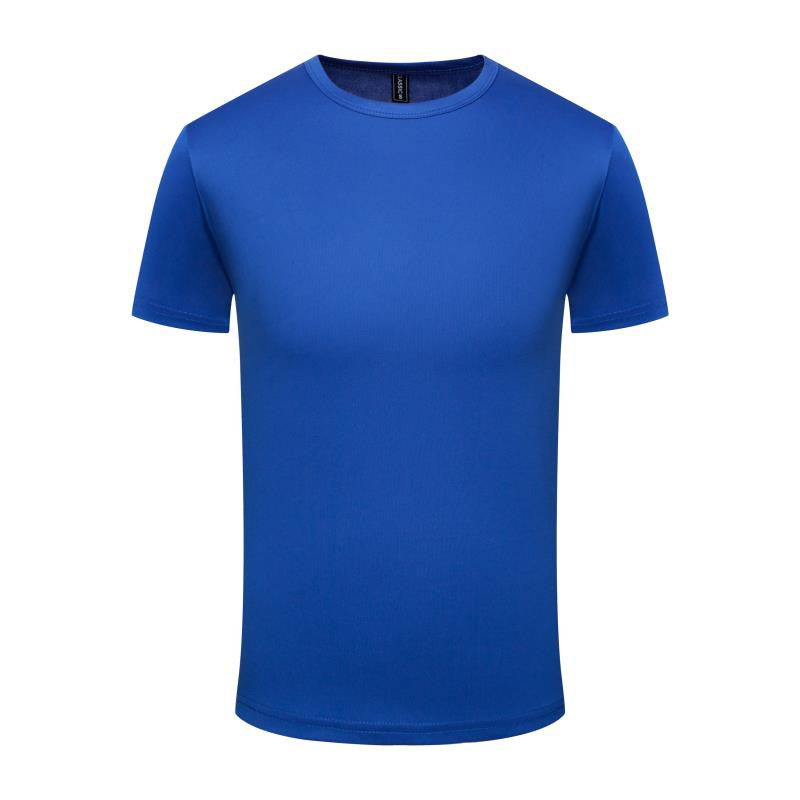 Quick Dry Round Neck T-shirt Custom Printed Embroidered Logo Sports Fitness Short Sleeve Top Running Shirt 2024