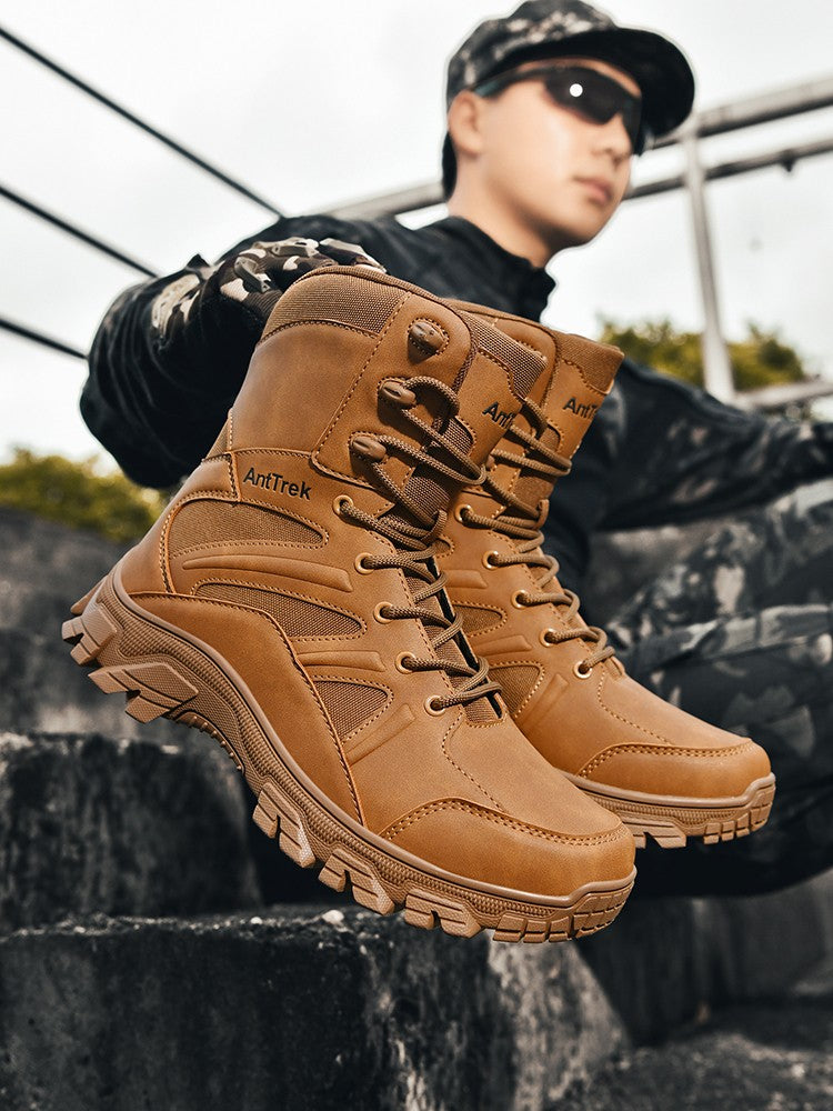 Botas de Caminhada Masculinas de Cano Alto, Casuais, Confortáveis e Quentes