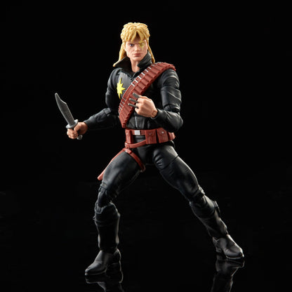 Boneco de Ação Marvel Legends Retro Wolverine Espiral Avalanche Longshot Dark Phoenix Multiple Man 6"