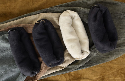 Elegant Women's Cotton Linen Baggy Cargo Pants Vintage Elastic Waist Yoga Trousers Loose Casual Long Wide Leg Oversize Clothes